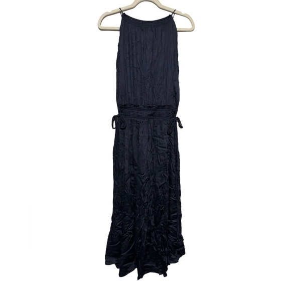 Apiece Apart Liquid Lippard Navy Blue Modal Midi Dress Women’s Size 4 - Picture 5 of 10